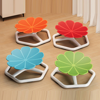 Chaise d'équilibre rotative pour enfants, design en forme de fleur, base stable, sûre et solide, jouet pour enfants