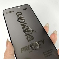 Protection d'écran en verre trempé anti-espion pour téléphone portable, film protecteur anti-regard indiscret, très vendu en Afrique