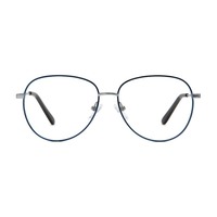 Bingkai Kacamata Logam Retro Fashion untuk Pria, Anti Cahaya Biru, Kacamata Optik, Kotak Kacamata Tahan Lama, Cocok Semua Bentuk Wajah, Pengiriman Cepat