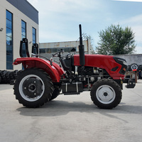 Livraison Gratuite, Mini Tracteur Pas Cher 50hp 60hp Certifié CE 4x4 Autoporté avec Diverses Options d'Assistance pour Utilisation Agricole