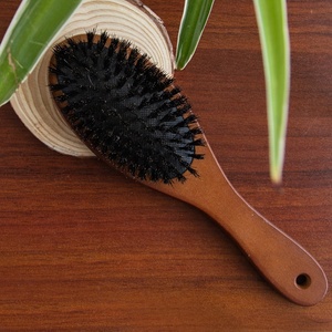 <span class=keywords><strong>Cepillo</strong></span> desenredante antiestático para cabello rizado, <span class=keywords><strong>cepillo</strong></span> de masaje para cuero cabelludo, <span class=keywords><strong>cepillo</strong></span> de <span class=keywords><strong>pelo</strong></span> de <span class=keywords><strong>cerdas</strong></span> de jabalí Natural de madera para cabello <span class=keywords><strong>fino</strong></span> - Product Image 6