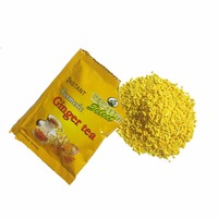 Thé aux fruits au gingembre et au miel instantané, sans caféine, boisson minceur à base de plantes, emballé en boîte et en sachet, vente chaude