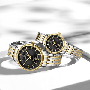 NAVIFORCE Top Watch Quartz Watch Elegant Stainless Steel Bracelet Watch Fashion <b>Clock</b> 8040 - Product Image 4
