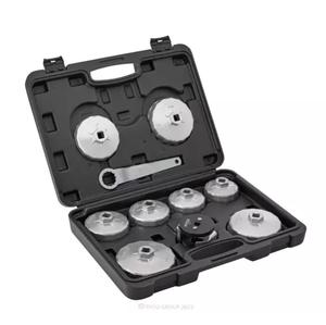 Set di 10 Chiavi per Filtro Olio in Acciaio ad Alto Tenore di Carbonio, Attrezzi Auto per <span class=keywords><strong>Garage</strong></span> e Officina - Product Image 1