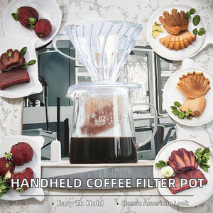 Bộ pha cà phê nhỏ giọt thiết kế tối giản để pha thủ công và kiểm soát quá trình chiết xuất trực quan - Product Image 2