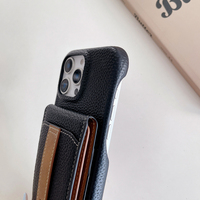 Funda de Cuero Multifuncional para Teléfono Móvil con Cartera para Mujer, Nuevo Diseño, Fundas para iPhone 11 12 13 14 15 16 17Promax