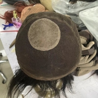 Perruque de dentelle complète sans colle avec base en soie pour la coupe de lutin Perruque de cheveux humains à usage quotidien pour femmes