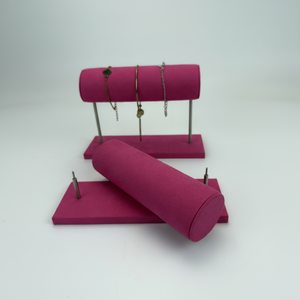 Support de présentation pour bijoux, montres et bandeaux AURORA en flanelle, 45 cm, personnalisable, support de rangement, détachable, livraison rapide - Product Image 1