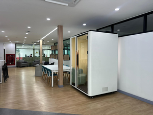 ห้องทำงานส่วนตัวแบบเก็บเสียง รุ่น Comine <span class=keywords><strong>Modern</strong></span> ปี 2026 พร้อมรูปภาพถ่ายจริง ติดตั้งง่าย มีล้อเลื่อน ห้องเงียบสำหรับทำงานส่วนตัว ทำจากอลูมิเนียม - Product Image 4