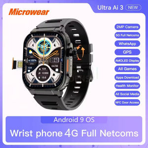 Reloj Inteligente HKSF Microwear Ai3 U3A Ultra con Sistema Android, 4G, 5G, LTE, Tarjeta SIM Disponible para Francia, India, Brasil, Arabia Saudita - Product Image 2