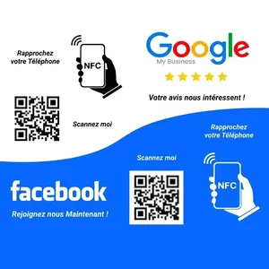 <span class=keywords><strong>ป้าย</strong></span>อะคริลิคบัตรสมาชิกพร้อม RFID NFC แตะ & <span class=keywords><strong>สแกน</strong></span>แผ่นรหัส <span class=keywords><strong>QR</strong></span> แสดง13.56MHz สำหรับโซเชียลมีเดียรีวิว Google - Product Image 6