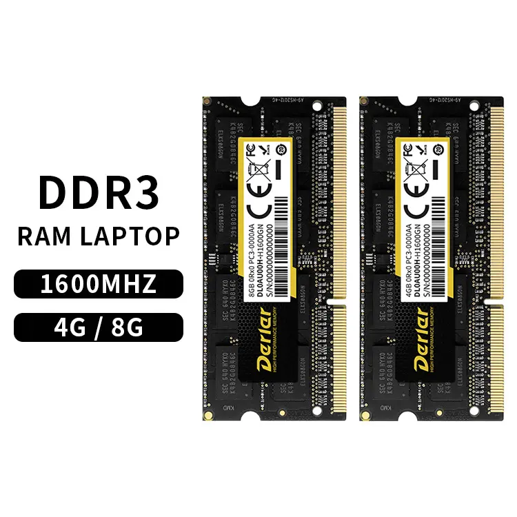 Original neuer Ddr3 4G 8G Ram Laptop Speicher Ddr3 4G 8G Ram 1600Hz Sodimm Laptop Ram 8Gb Ddr3