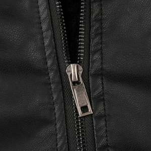 Wholesale CARANFIER Unisex Winter <b>Quilted</b> Canvas <b>Jacket</b> Solid <b>Pattern</b> Motorbike Red Fashionable Hot Sale Best Quality - Product Image 5