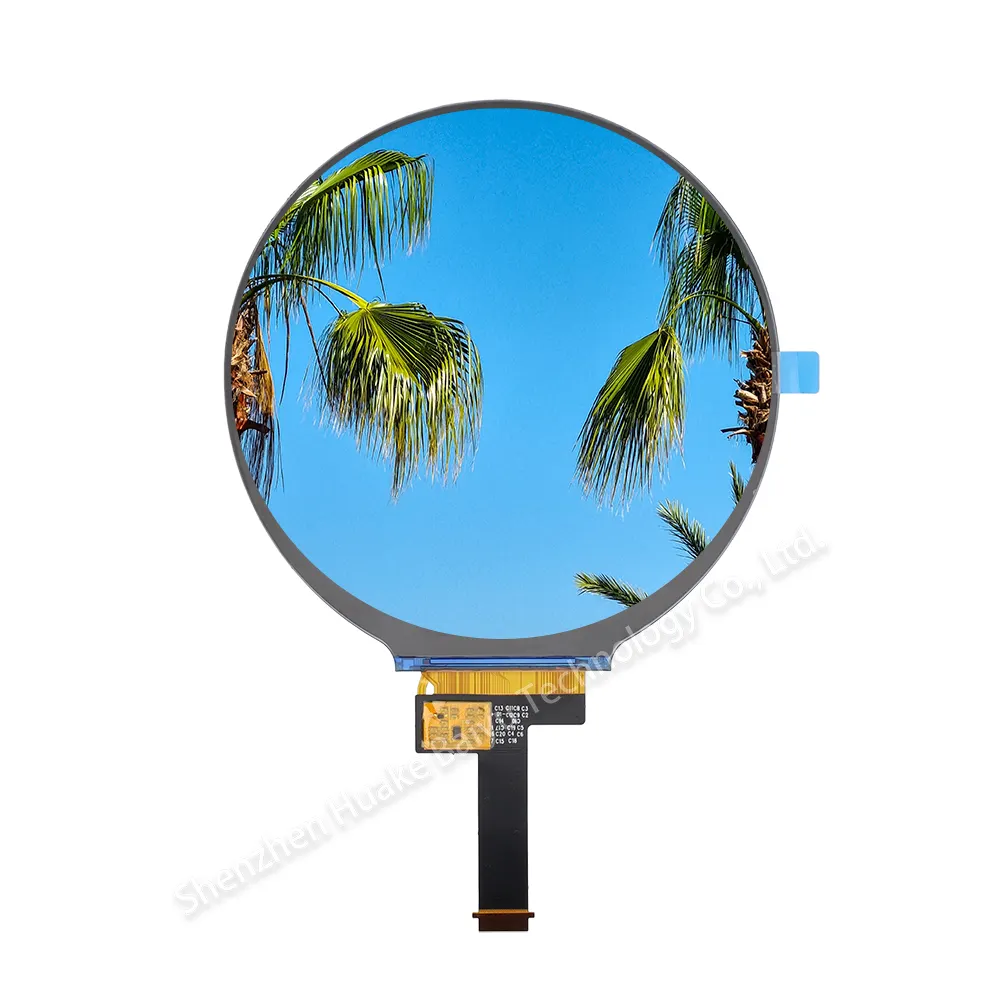 High Definition 720x720 Ips Tft Circular Display Design Services Available 4 Inch Round Lcd Display Screen for Home Appliances