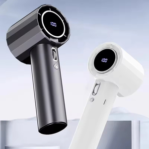 Xách tay Turbo tốc độ cao <span class=keywords><strong>Fan</strong></span> 100 có thể điều chỉnh tốc độ hiển thị kỹ thuật số mini <span class=keywords><strong>fan</strong></span> hâm mộ cá nhân Quạt làm mát cho ngoài trời - Product Image 1