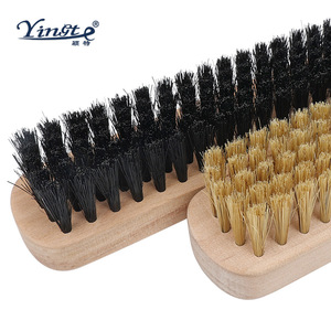 Yinste Solid Wood <b>Shoe</b> Brush Pig Hair Bristles Cleaning And Polishing For <b>Shoes</b> - Product Image 1