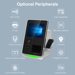 Kiosques de libre-<span class=keywords><strong>service</strong></span> pour l'enregistrement en hôtel avec lecteur de passeport et distributeur de cartes RFID - Product Image 2