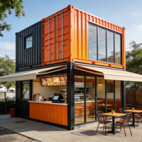 Conteneurs modulaires portables en acier, étanches, respirants, design moderne, multifonctionnels, pour extérieur, montage facile, livraison rapide
