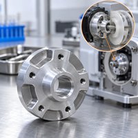 Moyeu de rotor de pompe en aluminium CNC 7075 OEM pour équipement d'hémodialyse