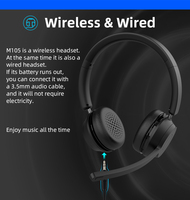 Auriculares inalámbricos con Bluetooth para videojuegos, cascos CE FCC sin ruido