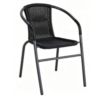 Chaise de jardin moderne en métal, portable et durable, pour terrasse et jardin