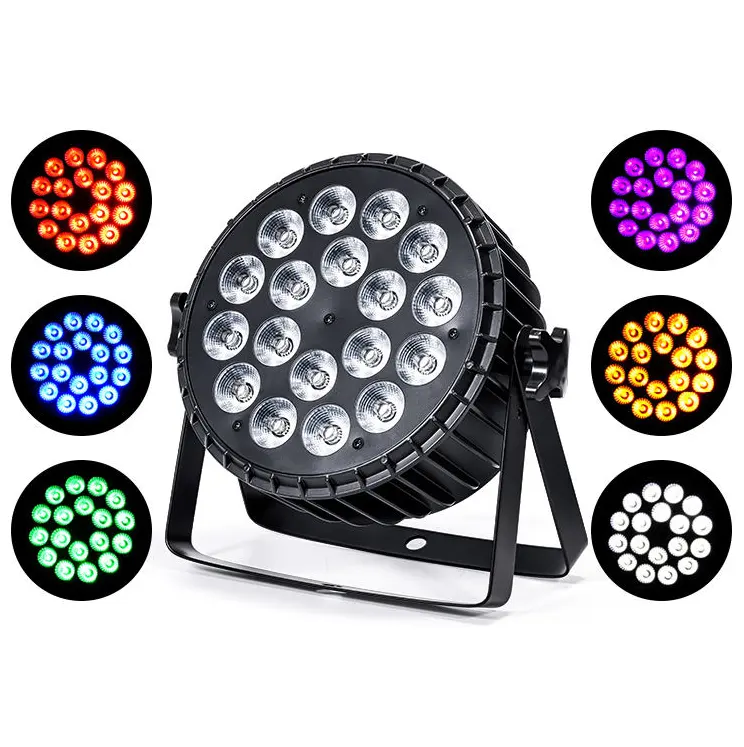 Hızlı teslimat 8w 12w 18w 24w Dj parti KTV düğün 36 leds par sahne aydınlatma led par ışık par36