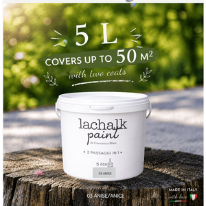 03 ANISE 5 lt LaChalk the evolution of <b>chalk</b> paint Where <b>chalk</b> meets resin: Hybrid <b>Chalk</b> Resin Paint made in Italy - Product Image 2