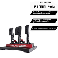 Pédales de simulation de course Simagic P1000 modulaires P1000-F P1000-FRS P1000-RS, pédales doubles, triples, hydrauliques et non-hydrauliques pour simulateur PC