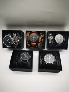 Reloj deportivo de tendencia de moda informal para hombre de alta calidad 2024 + conjunto de 3 piezas pulsera de negocios <span class=keywords><strong>MW2</strong></span> reloj de cuarzo para hombre - Product Image 6