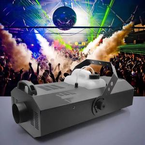 High Output Heavy-duty Fog Generator Black Aluminum Alloy Shell <b>Remote</b> <b>Control</b> Twelve DMX Channels Wide Voltage European <b>Plug</b> - Product Image 5