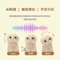 Peluche Kakalu Compagnon Émotionnel Intelligent, Robot Animal de Compagnie en Fourrure - Série d'Entraînement, Poupée Partenaire 31cm-50cm, 14+ Ans