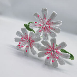 Ghirlanda di Pansy Colorata Lavorata a Mano all'Uncinetto, Fiori Artificiali in Filato, Regalo per la Festa della Mamma, il Ringraziamento, Natale, San Valentino, Vendita all'Ingrosso - Product Image 2