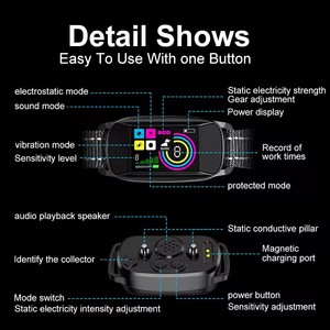 New Arrival Long Range tự động chống sủa ngoài trời có thể sạc lại con chó sủa điều khiển thiết bị cổ áo cho chó nhỏ - Product Image 4