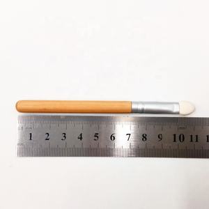 निजी लेबल प्रो नेत्र स्पंज Applicator के लिए महिलाओं शाकाहारी बांस संभाल स्पंज आँख छाया ब्रश - Product Image 2