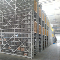 Système de rayonnage de mezzanine robuste OEM ODM avec escalier, étagères en acier pour palettes et rayonnages empilables