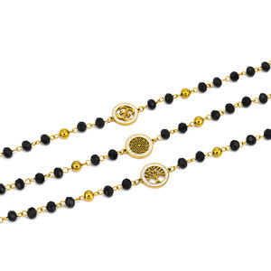 <span class=keywords><strong>Rosario</strong></span> di cristallo impermeabile 316L in acciaio inox bracciali gioielli <span class=keywords><strong>albero</strong></span> della vita naturale di cristallo pietra bracciali per le donne - Product Image 4