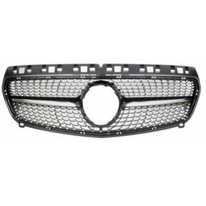 Piezas de automóviles Frente Plástico Cromo ABS materiales Diamante parrilla delantera para <span class=keywords><strong>Mercedes</strong></span> Benz Clase A W176 2013-2015 - Product Image 1