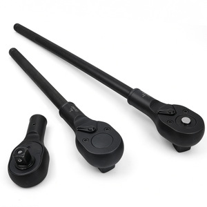 Industrial Grade Heavy Duty Ratchet <b>Wrench</b> 1 In 3/4 In Quick Release Chrome Vanadium Steel - Product Image 5