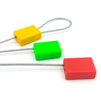 Sello de Seguridad Personalizado con Cable de Acero y Material de Metal+ABS, Impresión Láser para Contenedores y Aplicaciones Ferroviarias