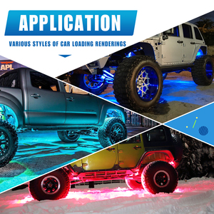 Loyo ไฟ LED สีขาวแนวร็อค8ชุด, ไฟ LED ออฟโรดกันน้ำ Ip68กันฝุ่นสำหรับรถ ATVs UTV ข้างรถบรรทุก SxS รถถ้วยรางวัล - Product Image 6