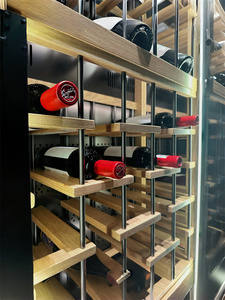 Vinoteca de Capacidad Personalizada, Mueble de Salón, Madera, Acero Inoxidable, Enfriador de Vino Integrado, para Vino Tinto - Product Image 2