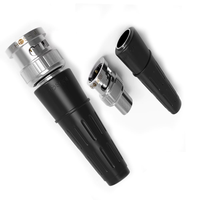 Câble vidéo haute définition en fibre optique 12G 75 BNC mâle-mâle avec gaine en PVC et connecteur à sertir pour applications SDI