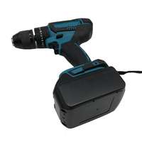 Bor Listrik Tanpa Kabel Kelas Industri Grosir 21V Baterai 1.5AH Motor 1350 RPM Chuck 10mm Kecepatan Variabel 100 3/8in 500W OEM