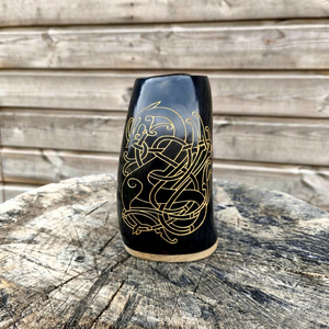 Luxury Rustic Horn Mug Unique Handcrafted Buffalo Horn Cup for Premium <b>Drinkware</b> Collections Home Decor and Special Occasion - Product Image 1
