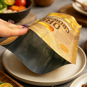 Custom Brand Plastic Mylar Bag Smell Proof Aluminum Foil Cookies Packaging Bags Stand <b>up</b> <b>Pouch</b> with Tear Notch - Product Image 3