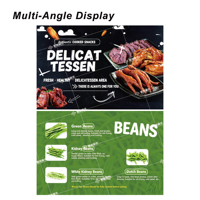 Panneau Graphique Affiche Promo PVC Grand pour Présentoir Suspendu Supermarché 90x60 Signalétique Frais Prix