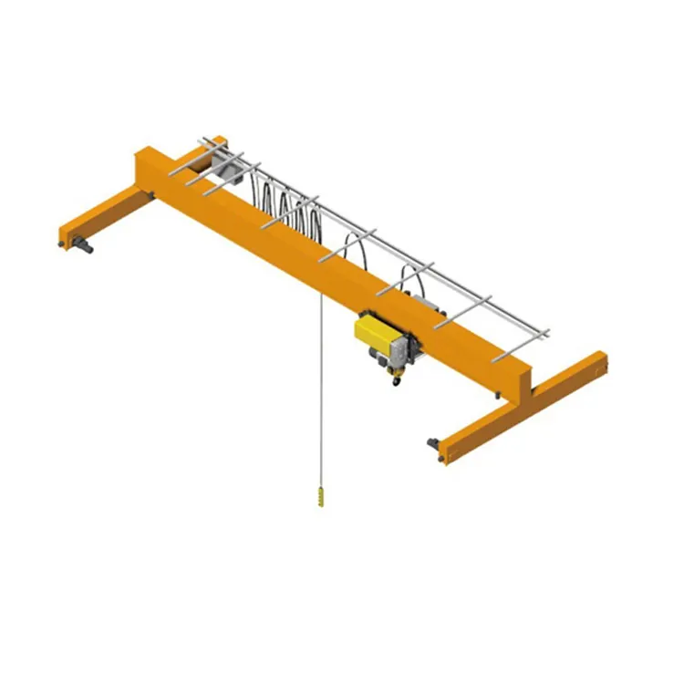 Strong Rigidity Single Girder 2 Ton New European Style Bridge Crane For Sale