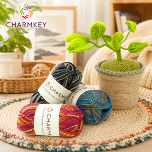 Prix d'usine, <span class=keywords><strong>pelote</strong></span> de 50g de fil mélangé <span class=keywords><strong>laine</strong></span>, lavable en machine, pour tricot à la main, crochet, artisanat DIY, pull, écharpe - Product Image 2