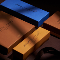 Boîte cadeau en carton rigide avec fermeture magnétique, impression personnalisée du logo, pour chocolats et bonbons