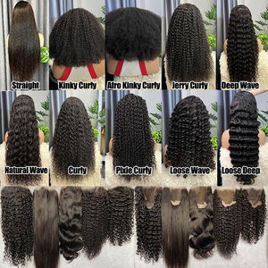 Peluca de Cabello Humano Rizado Kinky Mediano, Negra, con Frente de Encaje Brasileño, Modelo Gold Bell 81, Grado 12A, HD Transparente, 250% de Densidad - Product Image 4